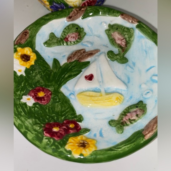 Vintage 3 Piece Ceramic Teddy Bear Tea Set 1999 - Antique - Collectable - Picture 4 of 11